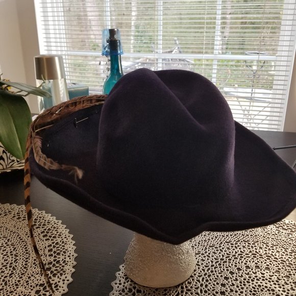 John Jr Blue Felt Hat main image 4